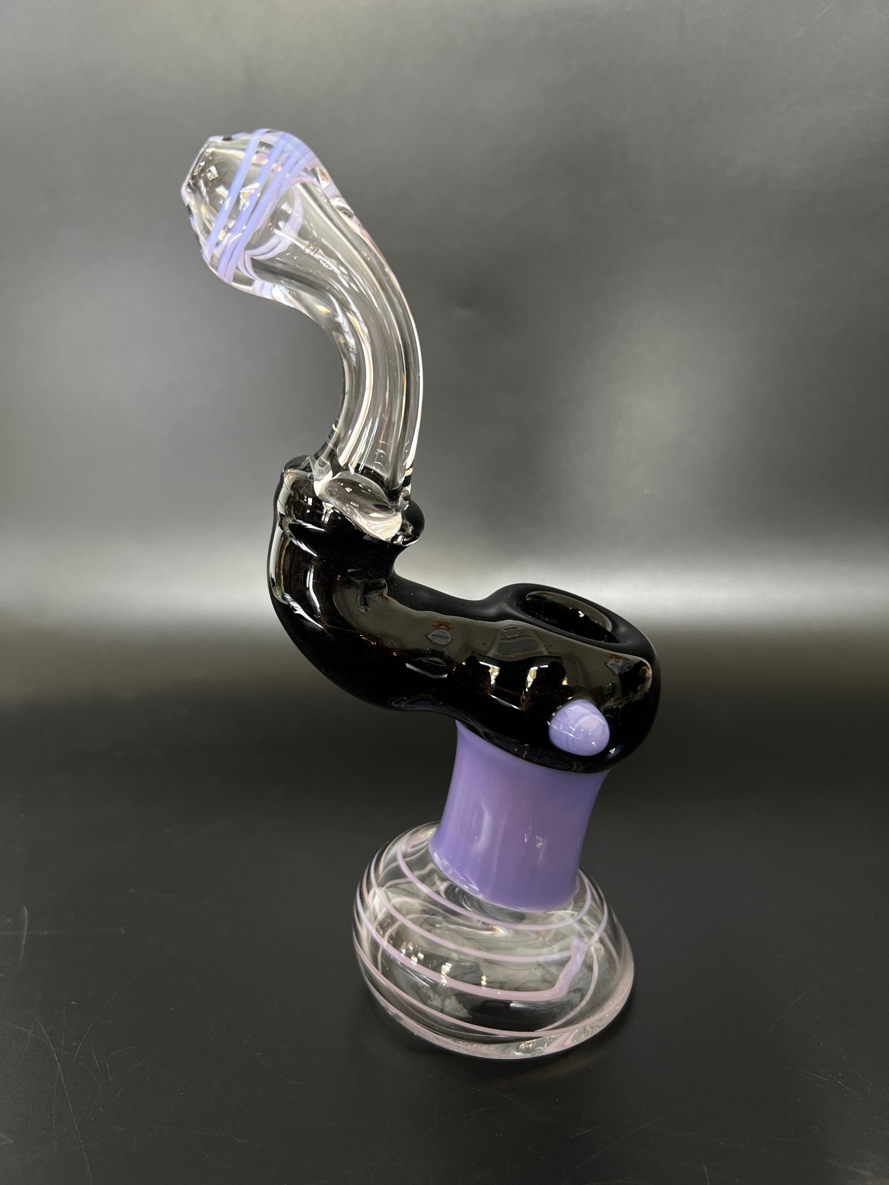 Slant Body Glass Smoking Pipe | Bubbler