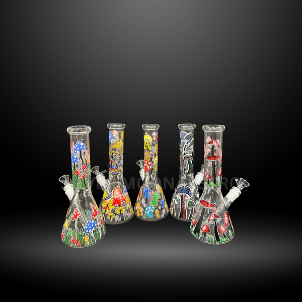 Mushroom Design Beaker Bong (HXCP 941P-AB)