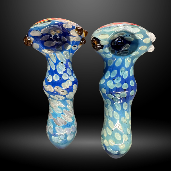 Blue Pebbles Hand Pipe (HP 434)