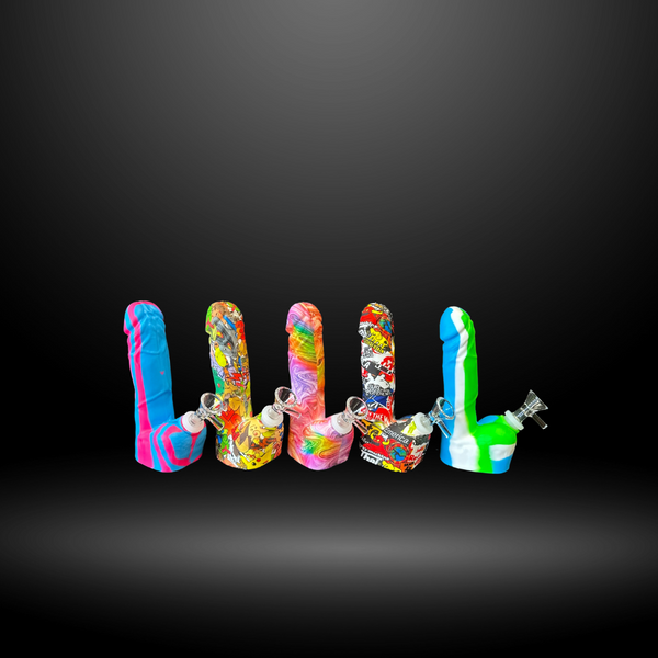 Crazy D*CK Silicone Water Pipe (SLP 123)