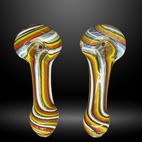 Rasta Stripes Hand Pipe (MSB 543)