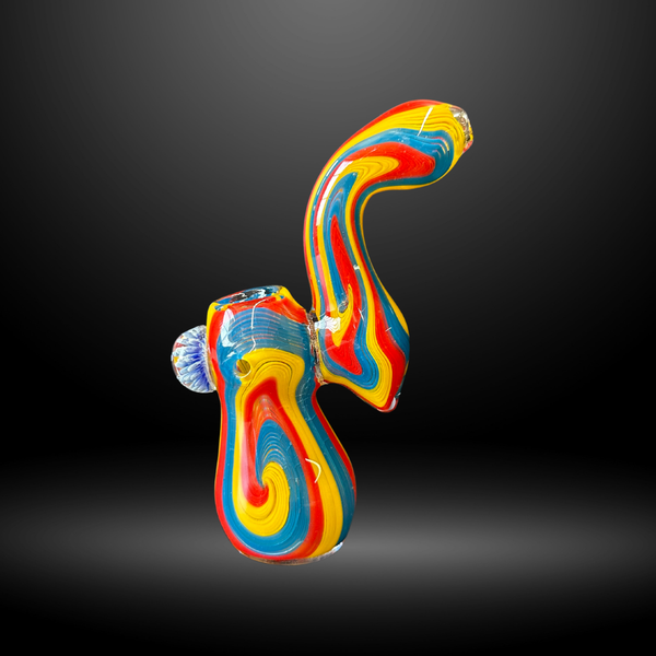 Raibow Swirl Bubbler (BT 891)