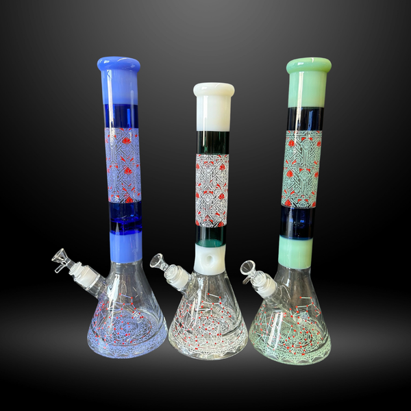 Geometric Spectrum Water Pipe (HXCP 019)