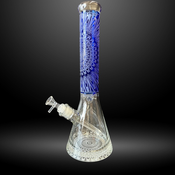 Blue Mandala Water Pipe (HXCP 051)