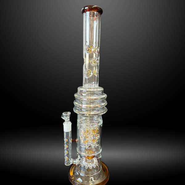 Amber Swirl Water Pipe (HXCP 170)