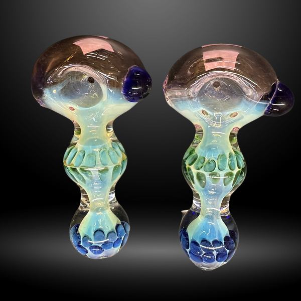 Electric Blue Hand Pipe (BT 680)