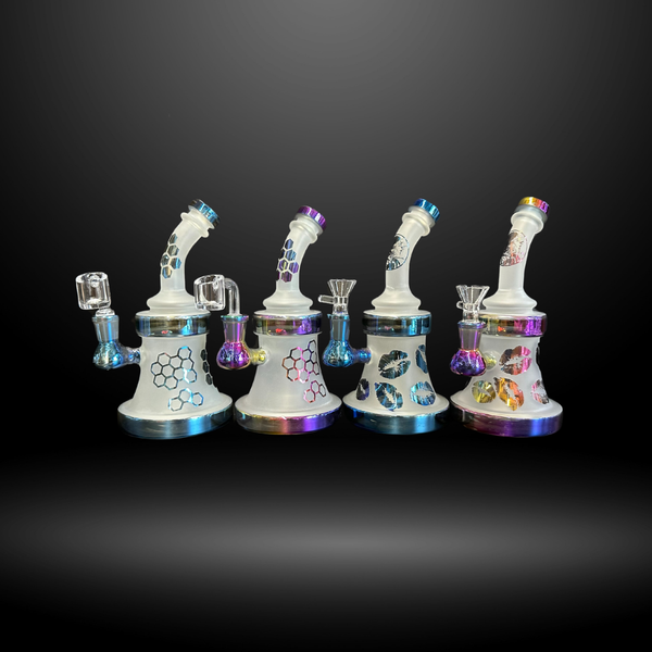 Iridescent Prism Water Pipe (HXCP 115)