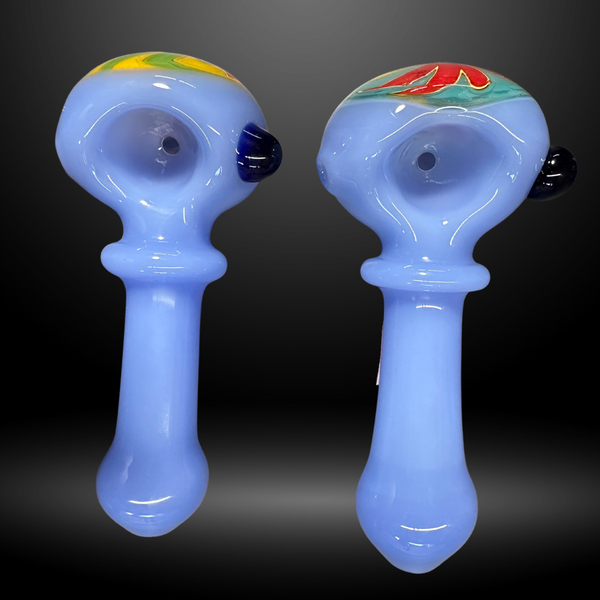 Aqua Sunburst Hand Pipe (MSB 547)