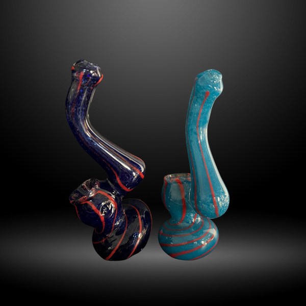 Rasta Swirl Bubbler (BB 42)