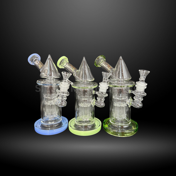 Cone Base Glass Water Pipe (HXCP 434)