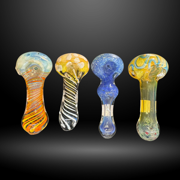 Galaxy Glow Quartet Hand Pipe (HP 363)