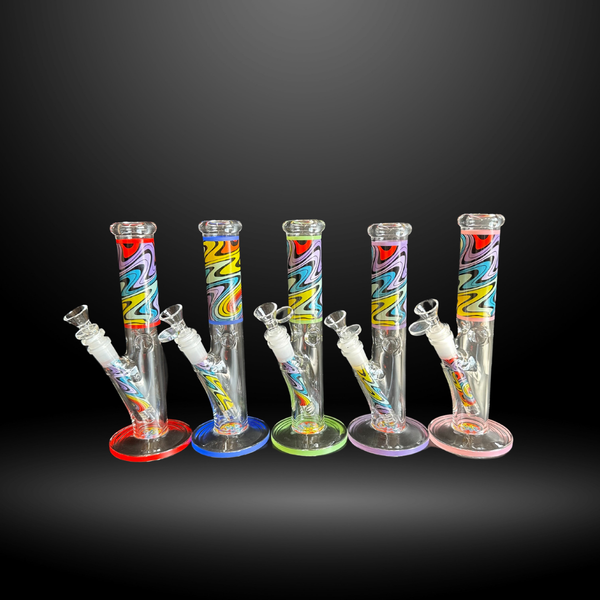 Rainbow Swirl Water Pipe (Es 2416)