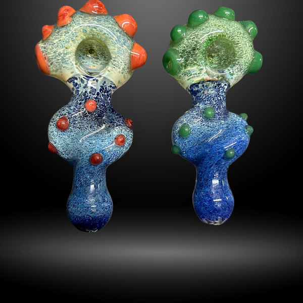 Spiked Coral Reef Hand Pipe (BT 628)