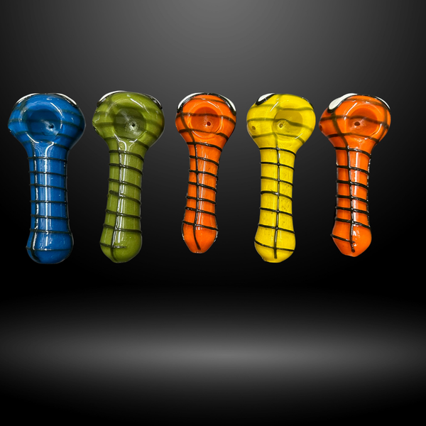 Tiger Stripes Hand Pipe (D 987)