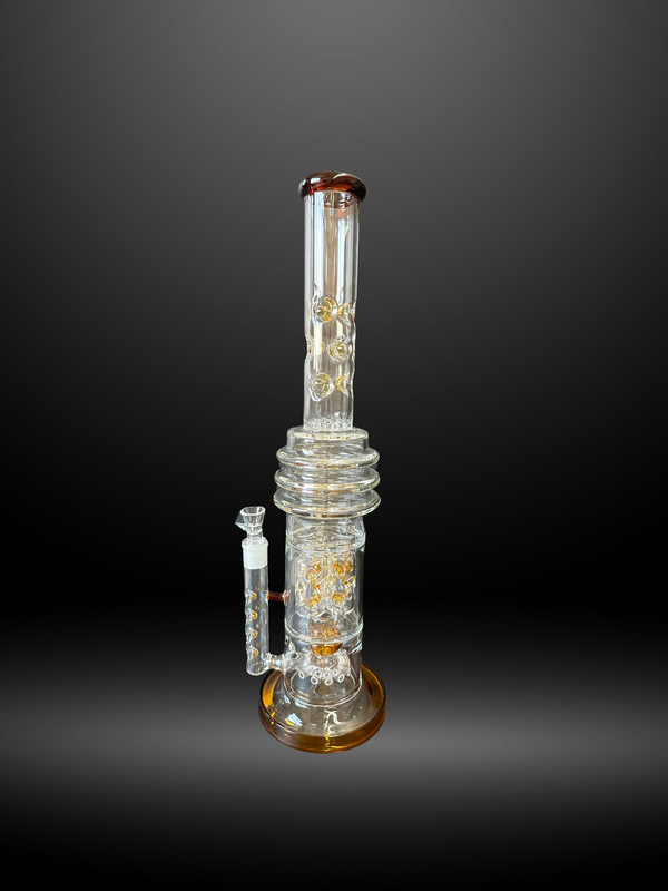 Amber Swirl Water Pipe (HXCP 170)