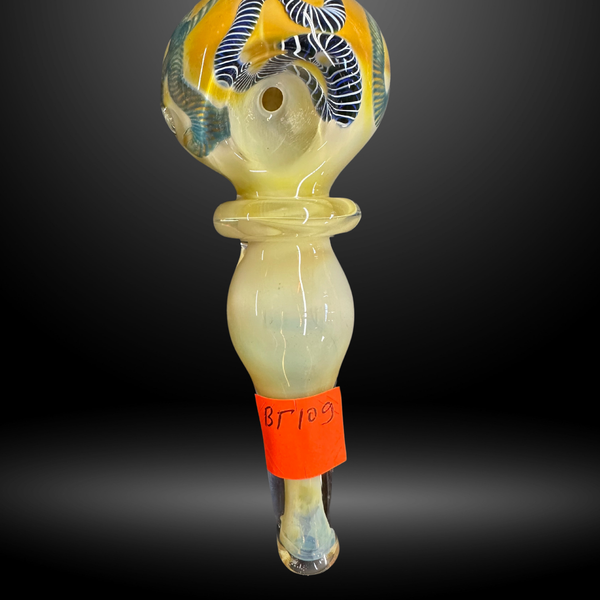 Citrine Flame Hand Pipe (BT 109)