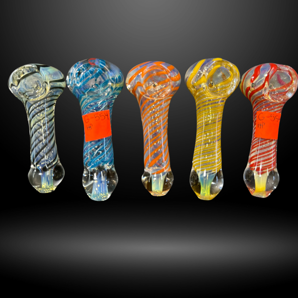 Candy Swirl Set Hand Pipe (G-554)