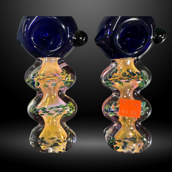 Bubble Grip Serpent Hand Pipe (BT 376)