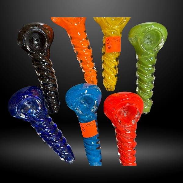 Midnight Galaxy Serpent Hand Pipe (G-513)