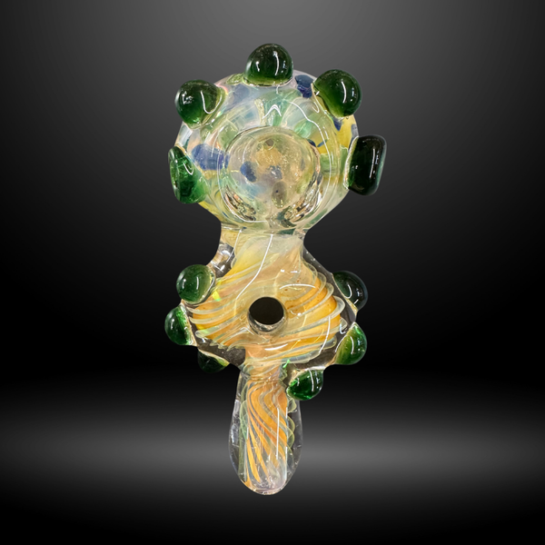 Green Knob Hand Pipe (HP 382)