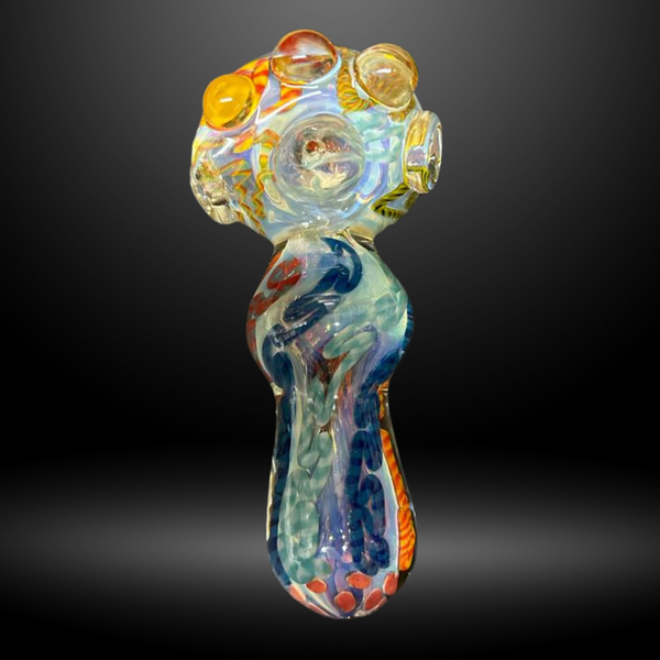 Vibrant Bubble Coil Hand Pipe (RB 626)