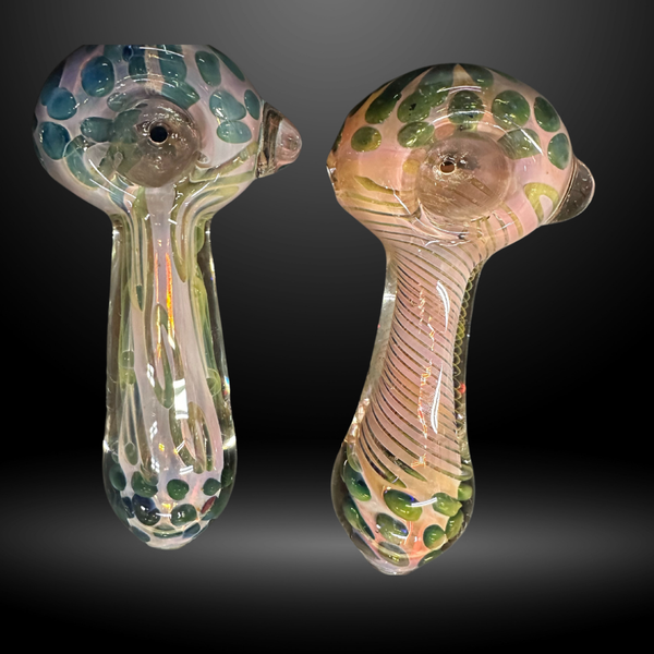 Emerald Knobs Hand Pipe ()