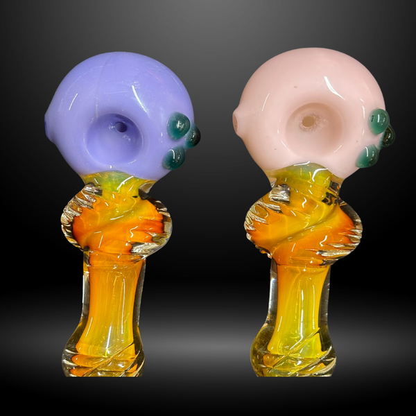 Tangerine Glow Hand Pipe (BT 372)