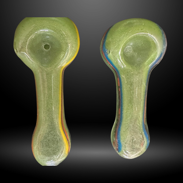 Green Aura Hand Pipe (BT 117)