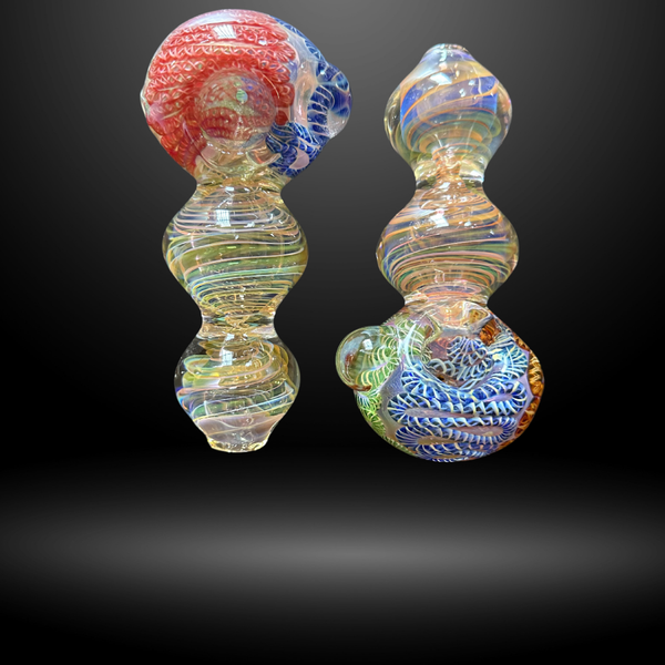 Rainbow Twist Hand Pipe (BT 885)