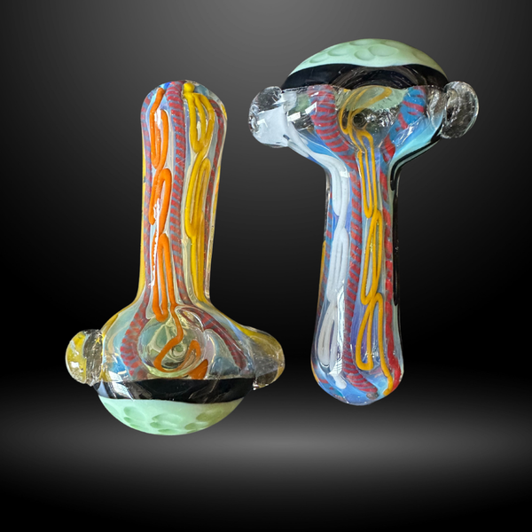 Neon Splash Hand Pipe (BT 142)