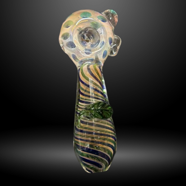 Amber Dream Coil Hand Pipe (RB 635)