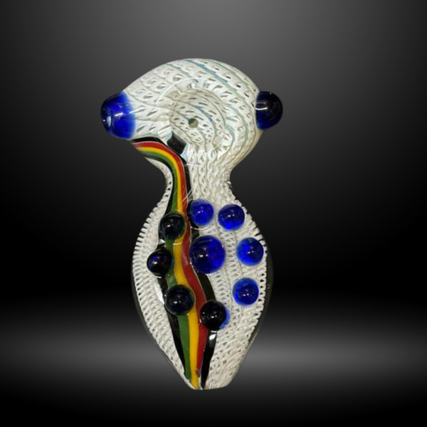 Rainbow Dots Hand Pipe (RB 651)