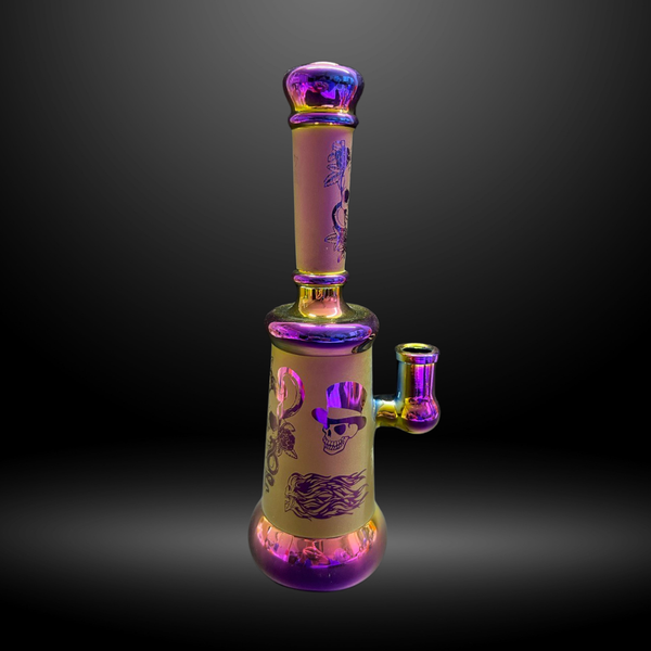 Iridescent Skull Delight Water Pipe (CWP 45)