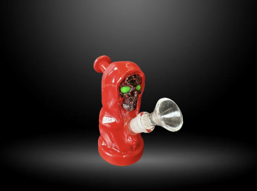 Red Alien Smoking Pipe 