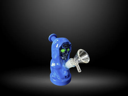 Blue Alien Smoking Pipe