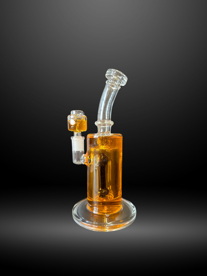 Orange Freezeable Water Pipe