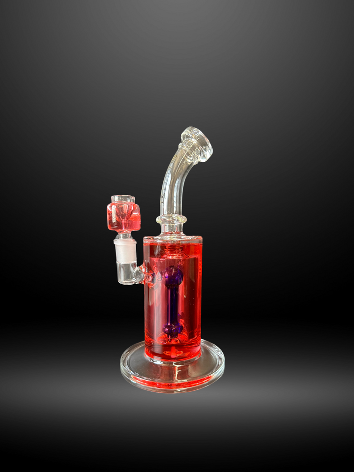 Red Freezeable Water Pipe