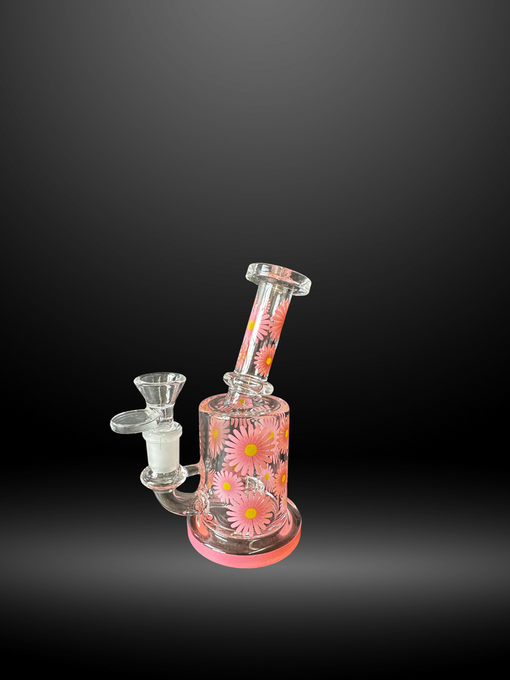 Pink Flower Water Pipe