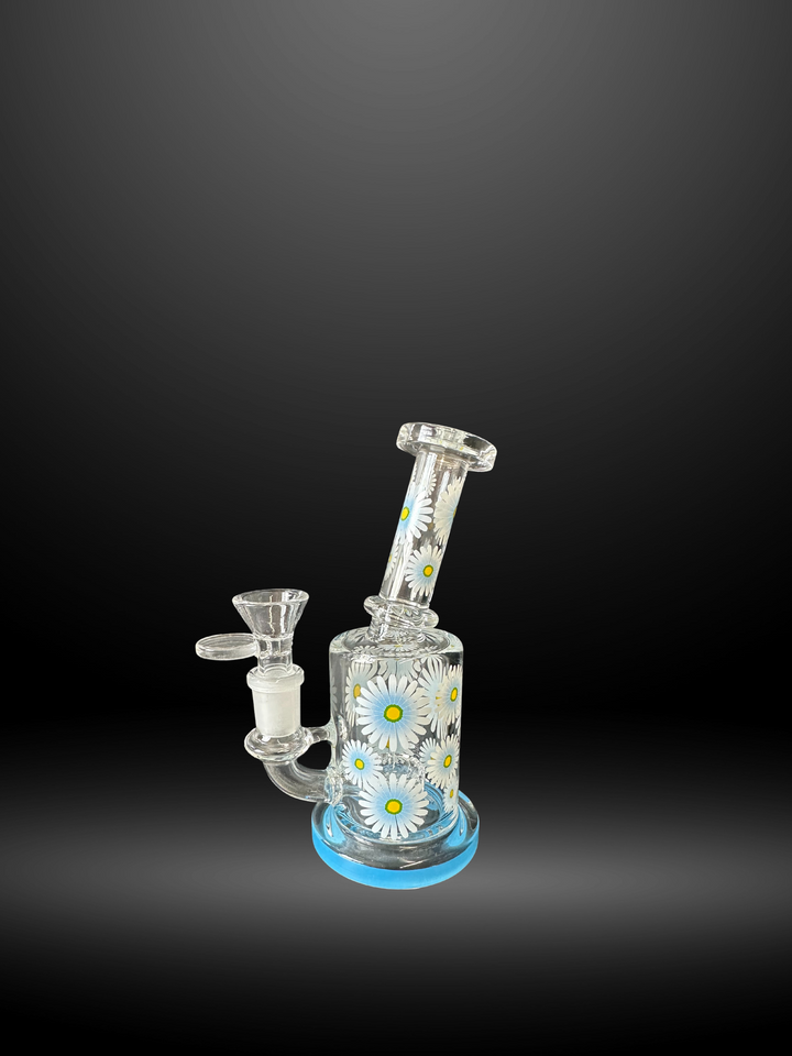 White Flower Water Pipe