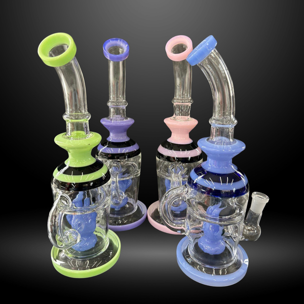 Blue Hand Water Pipe (WP 373)