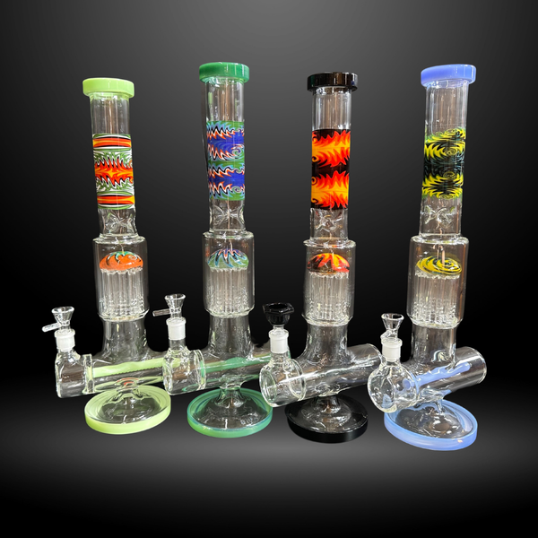 Retro Spin Glass Bong