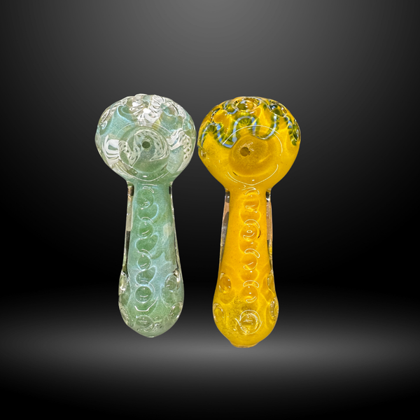 Sunrise & Seafoam Pair Hand Pipe (BT 435)