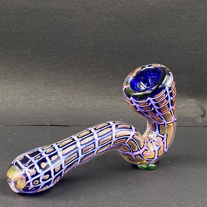 Curved Neck Attractive Glass Pipe | Sherlock
