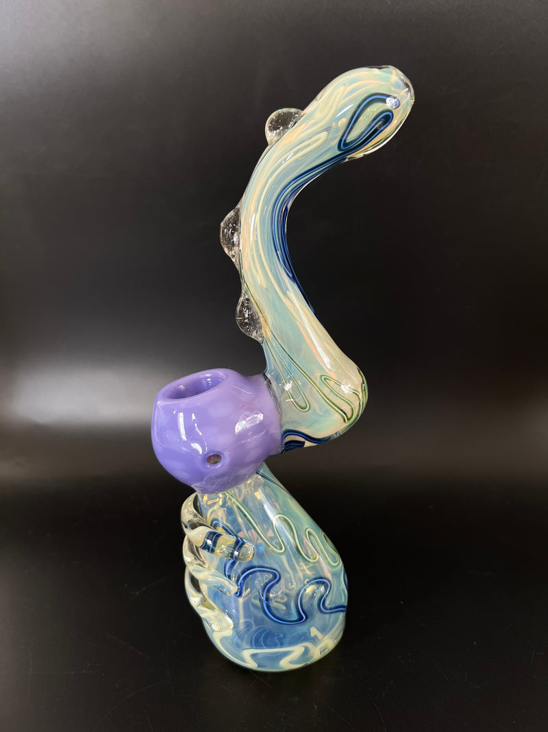 Tilted Floral Water Pipe | Bubbler