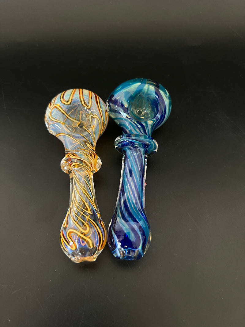 Yellow & Blue Pipe | Hand Pipe
