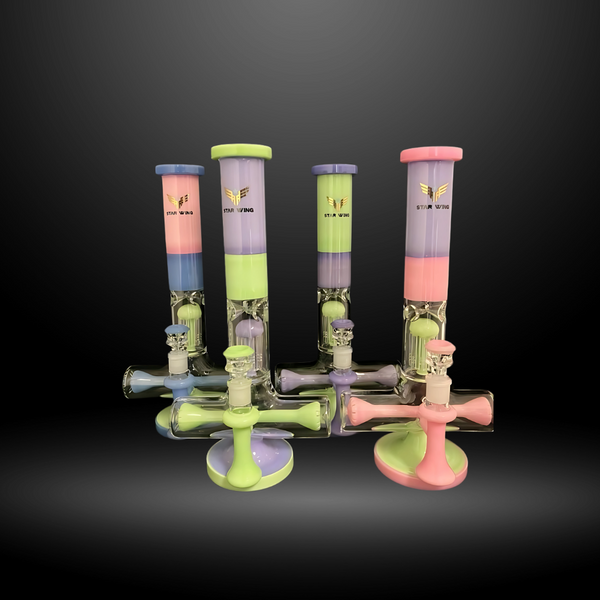 16" Slime Tree Perc Bong (WP 9266)