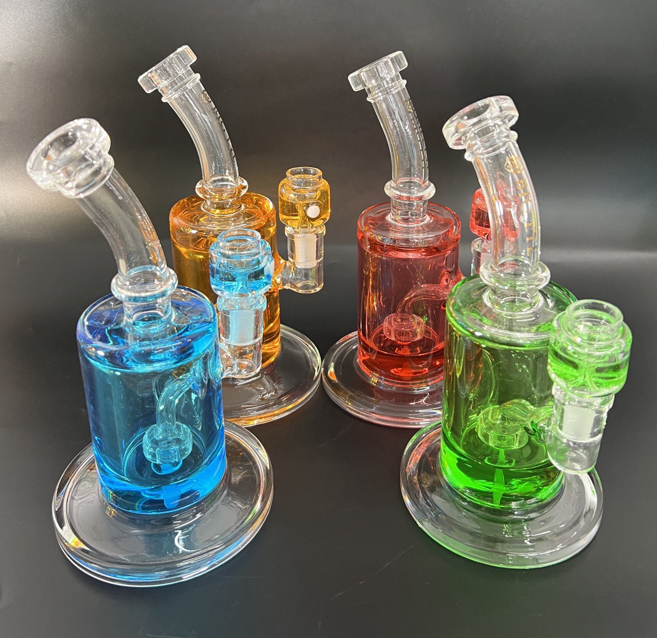 Glass Glycerin Bubbler With Bowl