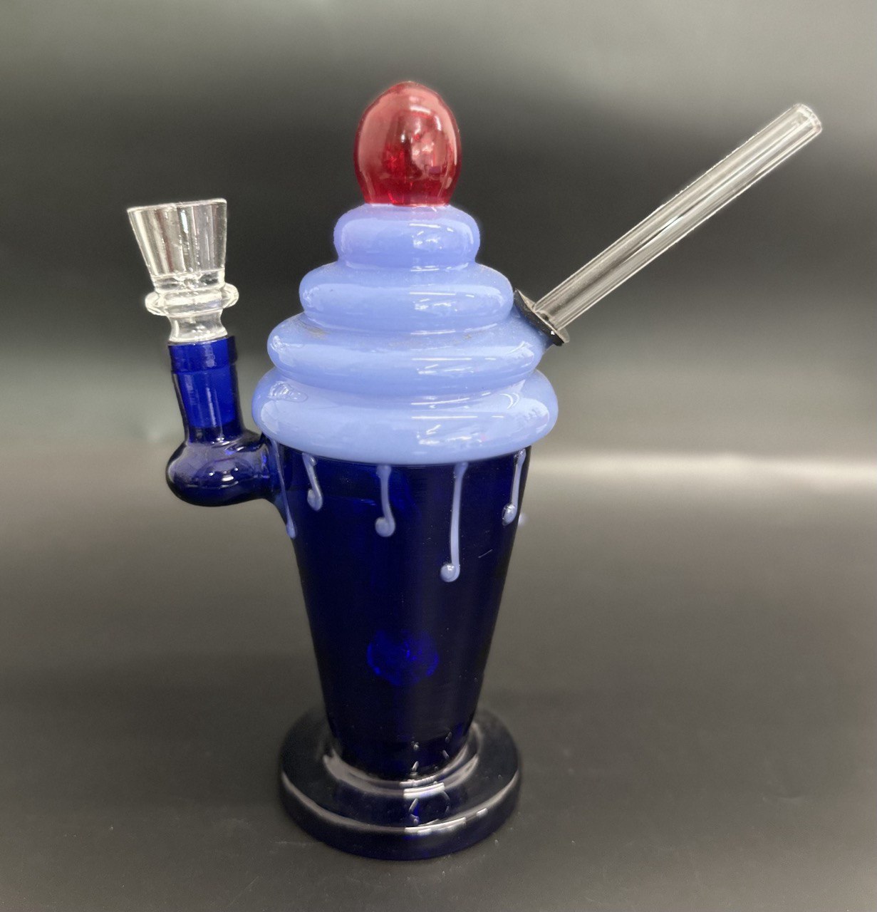 Mini Milkshake Glass Water Pipe