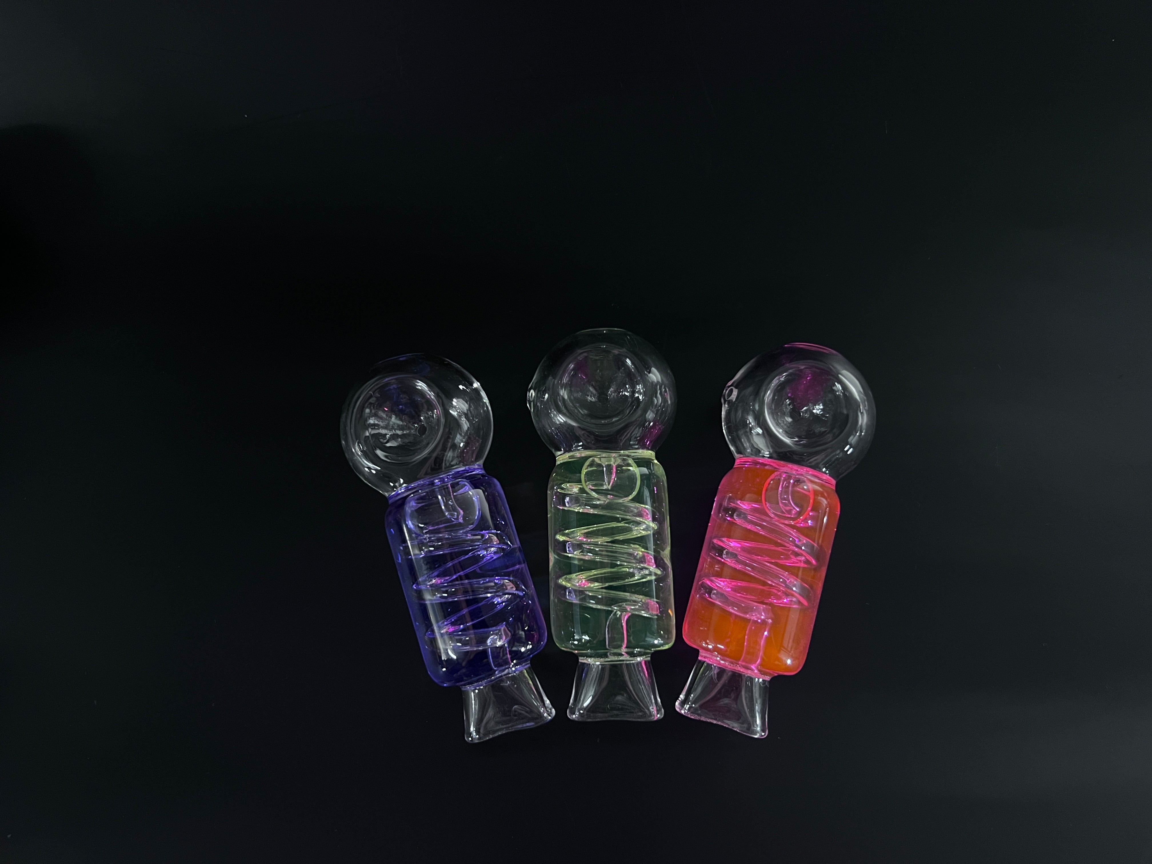 Candy Style Glass Hand Pipe