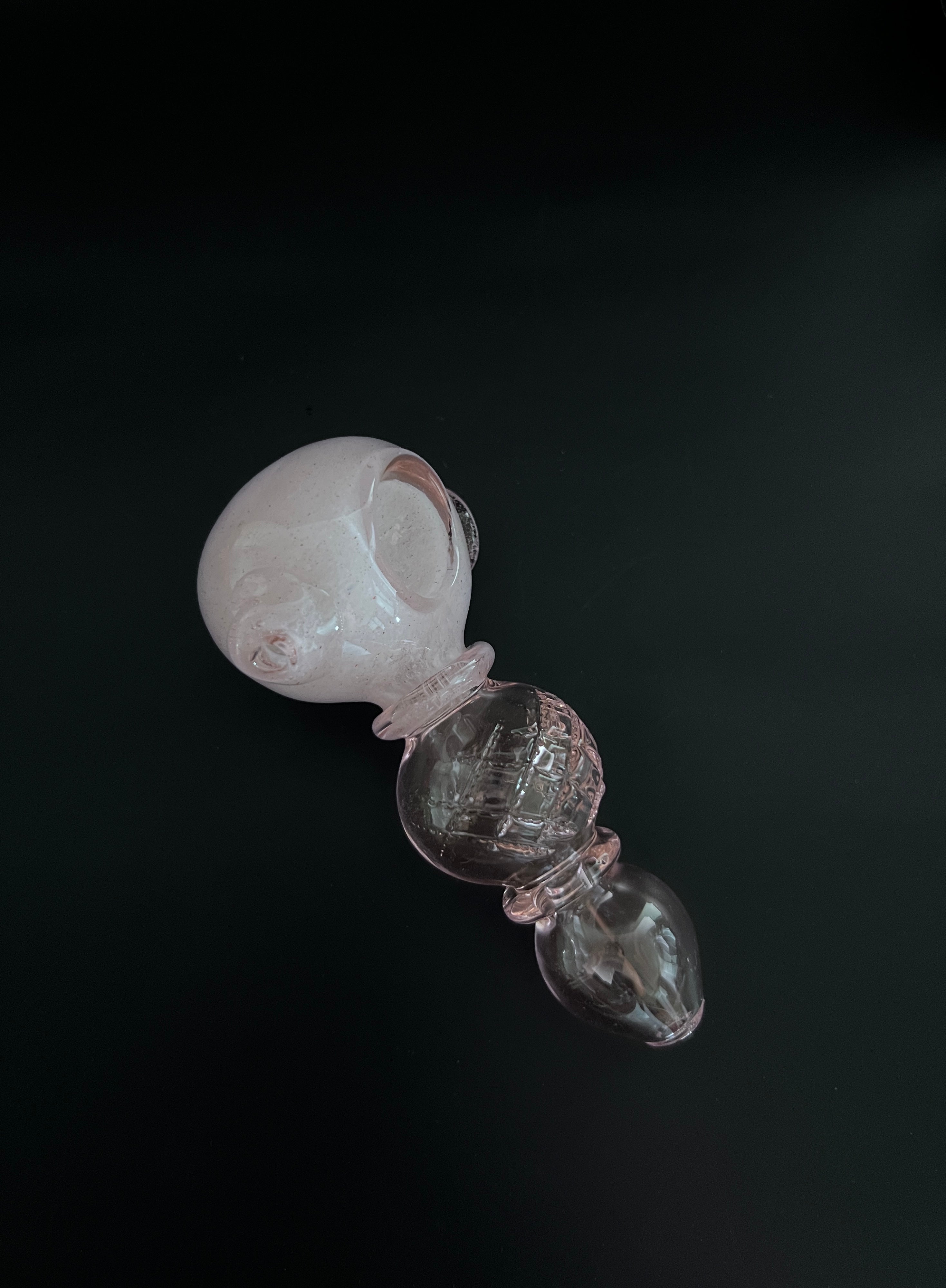 Pink Glass Hand Pipe